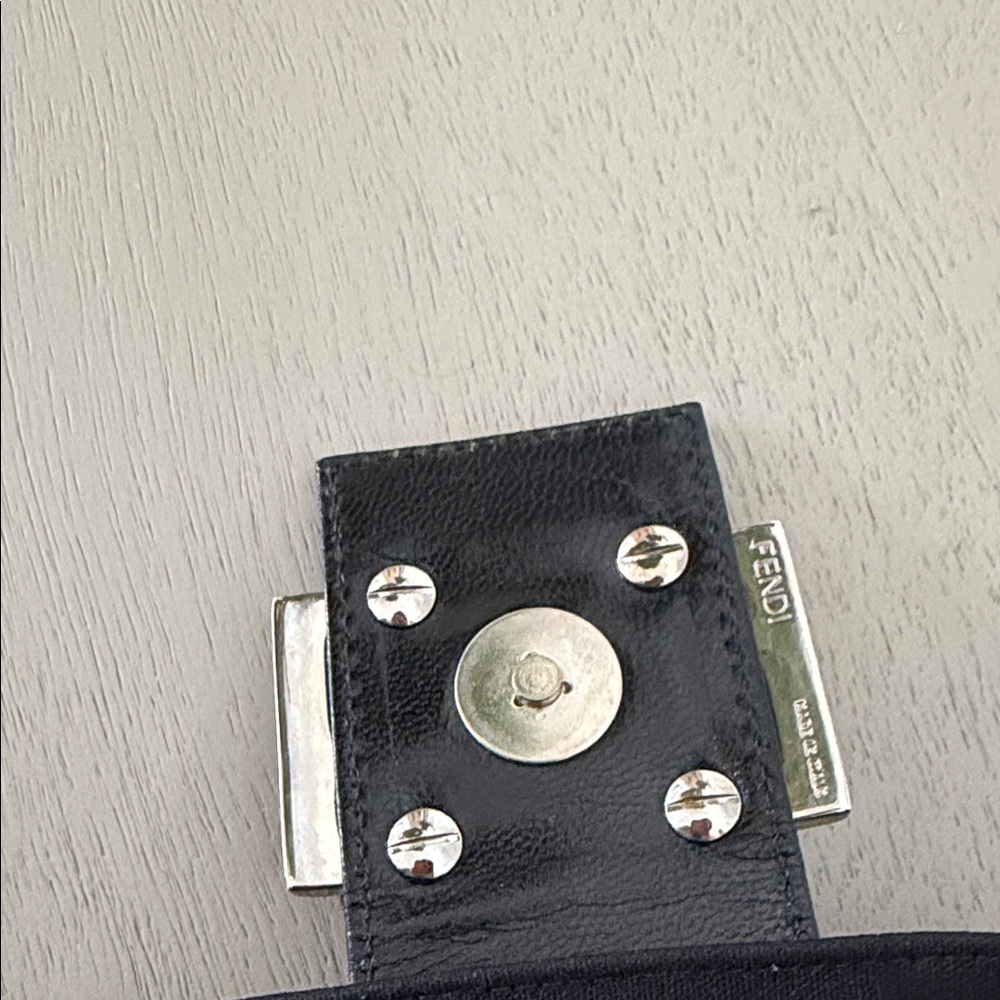 Fendi Satin Black Baguette - Picture 8 of 11